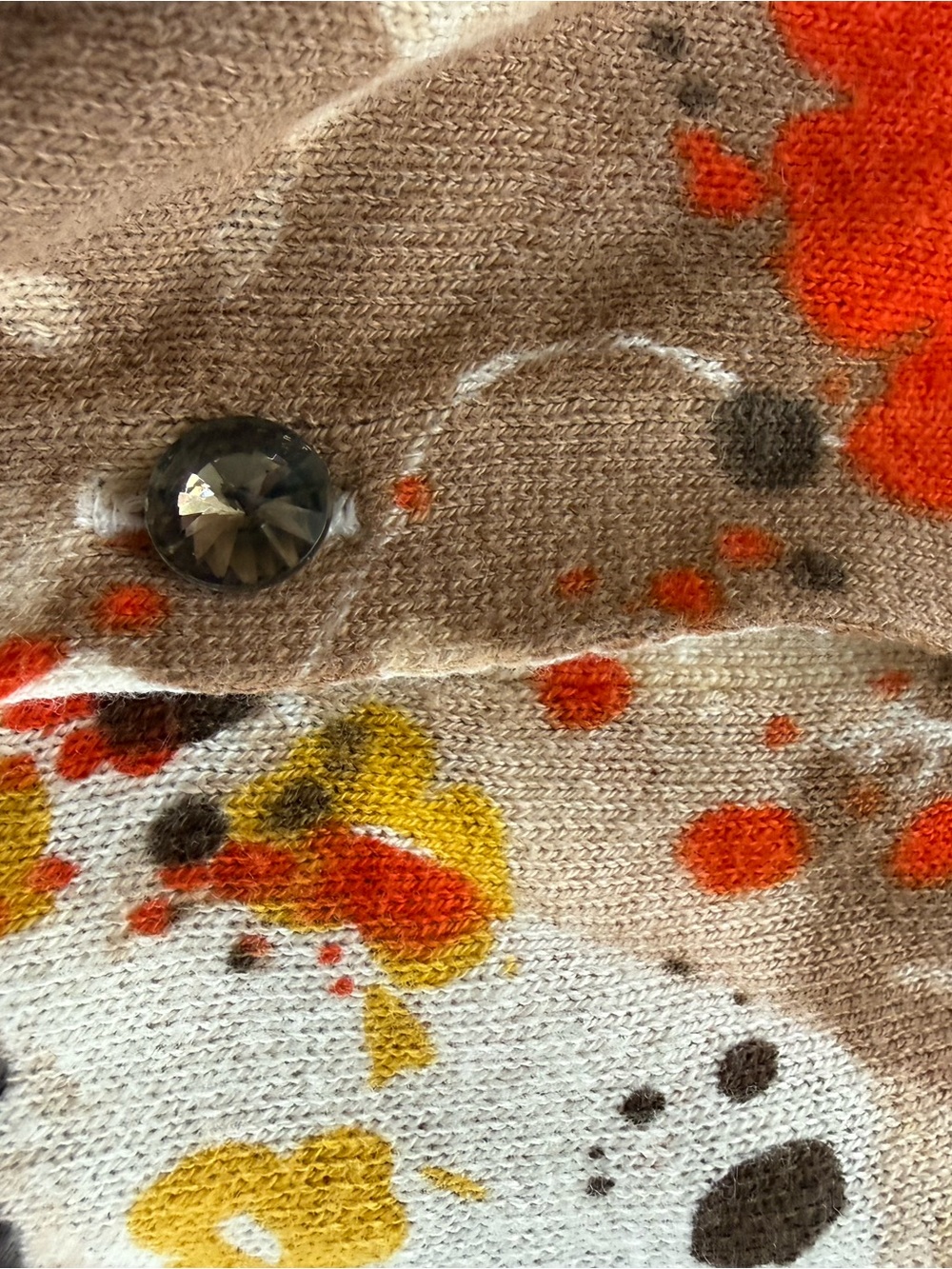 Relativity Multicolor Floral Button-Down Cardigan - Picture 3 of 6